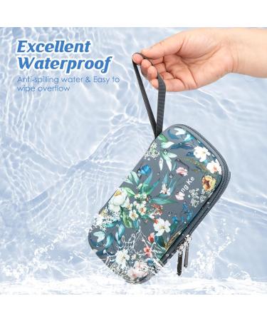 Youshares Insulin Cooling Bag | Travel Etui for Diabetics | TSA Approved Eva Cool Box with 2 Cooling Packs - Gray Camellia - Buy Online on GoSupps.com