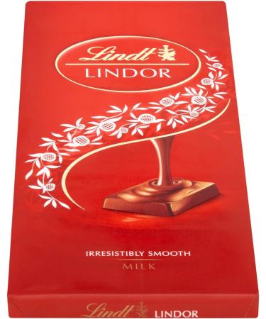 Lindt - Lindor - Milk Bar - 100g (Pack of 10) - Buy Online on GoSupps.com