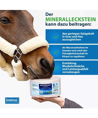 Buy Imima Mediterraneo Mineral Lick for Horses - 6 kg Salt Lick (2x3kg Pack) - International Shipping Available - Buy Online on GoSupps.com