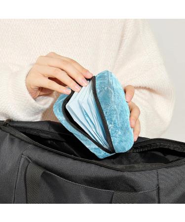 Shop Beautiful Blue Women's Storage Bags | Portable Period Kit Holder - Perfect for Travel & Organizing Feminine Products - Buy Online on GoSupps.com