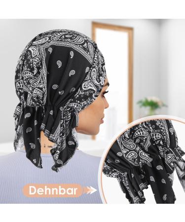 YuwJoowee Headscarf for Women | Stylish Muslim Bandana & Turban | Cancer & Chemo Hair Loss Support | Sun Protection Scarf - Buy Online on GoSupps.com