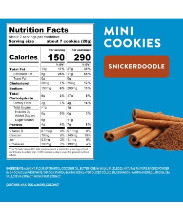 HighKey Holiday Variety Pack - Low Carb Cookies - Peppermint, Snickerdoodle, Ginger Spice - Low Sugar & Gluten Free Snack - Diet Friendly Sweets - 2 Ounce (Pack of 3) - Buy Online on GoSupps.com