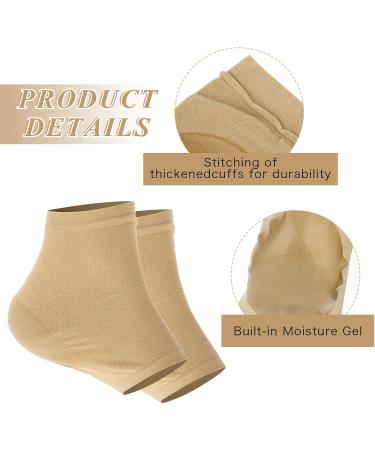 Cracked Heel Repair Socks - 2 Pairs Moisturizing Spa Socks for Dry Cracked Feet - Overnight Foot Care Lotion Socks for Women (US Size 7-9 - Buy Online on GoSupps.com
