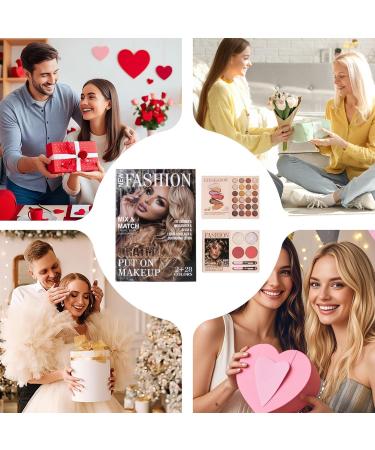 Eye Makeup Palette | Long-Lasting Matte Blush - Beauty Eyeshadow and Highlighter Makeup Set for Cheeks and Face Everyday Wear Travel Parties Birthdays Weddings Women - Buy Online on GoSupps.com