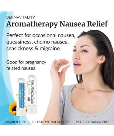 Buy UltimateVitality Nausea Inhaler | Natural Organic Essential Oils for Morning Sickness & Motion Sickness - 1 Pack - Buy Online on GoSupps.com