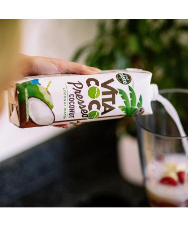 Vita Coco Pressed Coconut Water 6x1L - Naturally Hydrating Rich in Vitamin C & Coconut Puree | Buy Online - Buy Online on GoSupps.com