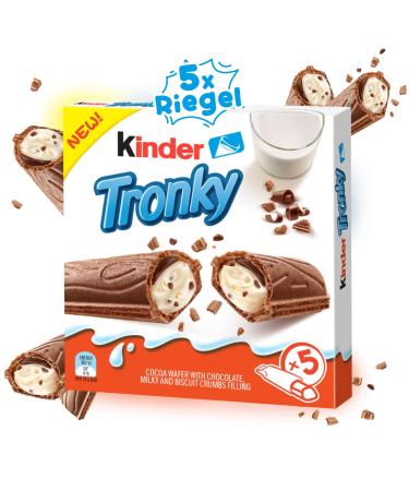 Children Tronky Pack (90g) XXL Sparbundle - 5x bar p Pack extreme delicious crispy cream with milk chocolate and biscuit!(1er bundle)
