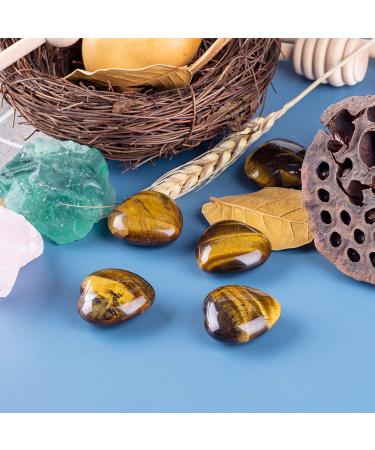 FORBY Natural Tiger's Eye Pocket Heart Love Stone - Healing Crystals for Chakra Balancing - Buy Online on GoSupps.com