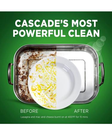 Cascade Platinum Dishwasher Pods - Lemon Actionpacs with Cleaner - 30 Count - Buy Online on GoSupps.com