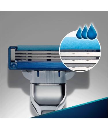 Buy Gillette MACH3 Turbo Starter Set - 8 Blades + Free Razor | International Shipping Available - Buy Online on GoSupps.com