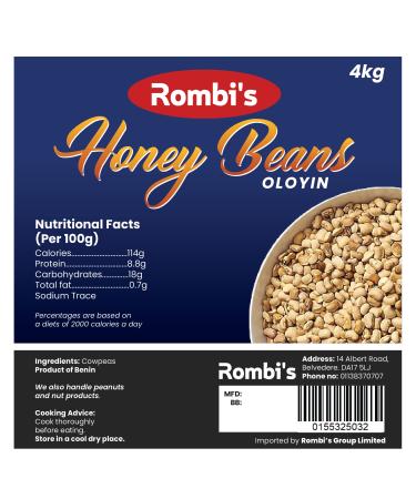 Rombi's Oloyin Beans (Sweet Honey Beans) 4kg