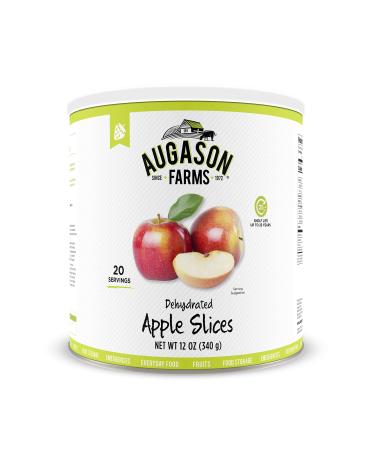 Augason Farms Dehydrated Apple Slices Certified Gluten Free Long Term Food Storage Large No. 10 Can #10 Can