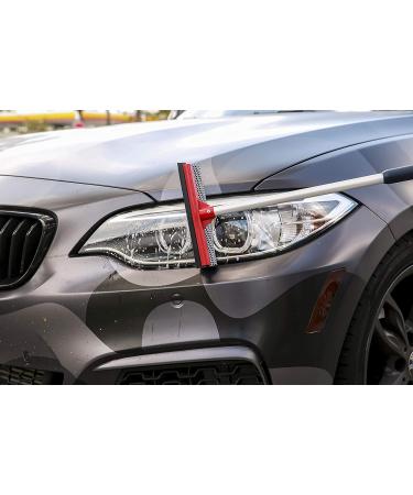 DSV Standard Professional All-Purpose Window Squeegee | Dual Blade Rubber & Sponge | Telescopic Pole 47-74cm | For Gas Station, Glass, Shower, Windshield - Buy Online on GoSupps.com