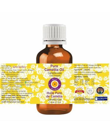 Buy Deve Herbes Pure Camellia Oil Cold Pressed - 100ml x 5 | Premium Skin & Hair Care | International Shipping Available - Buy Online on GoSupps.com
