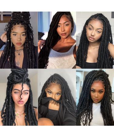Goddess Locs Crochet Hair 16 Inch 6 Pack - Pre-looped Faux Locs for Black Women - Soft Synthetic Braiding Hair Extensions in 1B - Buy Online on GoSupps.com