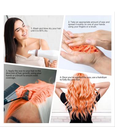 Orange Hair Tint - Temporary Color Cream Pomade 4.23oz | Hair Wax for Halloween & Cosplay - Unisex Styling - Buy Online on GoSupps.com