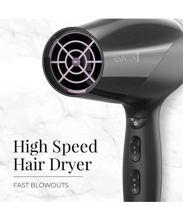 Remington D3190 Damage Protection Hair Dryer - Ceramic Ionic Tourmaline Technology - Black (3 Piece Set) - Buy Online on GoSupps.com