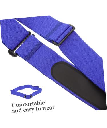 Yardwe Heart Frequency Knife Fastening Belt Replacement Strap - Sports Nylon Chest Strap for Heart Rate Monitoring 17.00x3.00 cm Blue - Buy Online on GoSupps.com