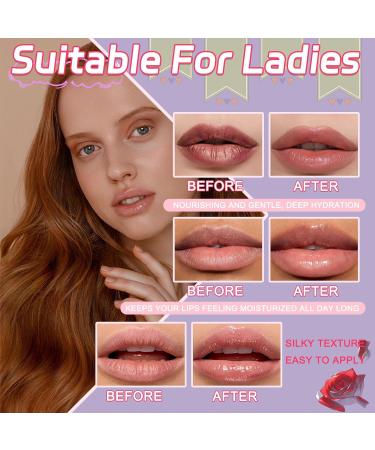 6PCS Jelly Lip Balm Set Lightweight Tinted Lip Balm Long Lasting Moisturizing Lipgloss Set for Women Hydrating Mini Lip Mask Set - Buy Online on GoSupps.com