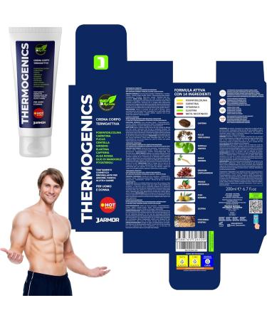 Powerful Slimming Cream Belly Fat Burner Slimming Cream Belly Firming Cream Cellulite Lose Belly Fat Powerful Fat Burner J.ARMOR Thermogenics 200ml - Buy Online on GoSupps.com