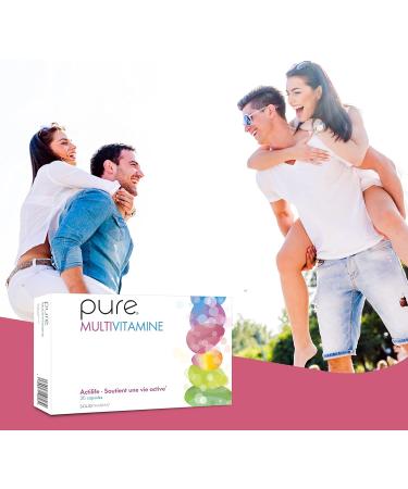 Pure Multivitamin 30 High Dosed Tablets Vegan Tablets Immune System Strengthening Dietary Supplement Vegan Complex Multivitamin Tablets - Buy Online on GoSupps.com