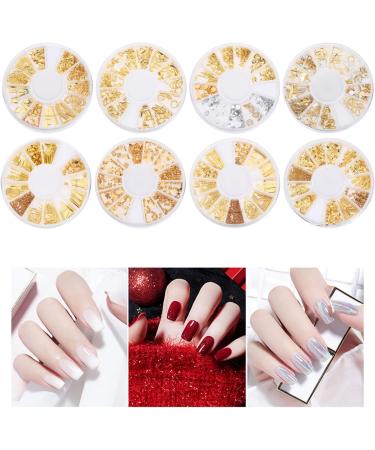 FOMIYES 24 Boxes Alloy Nail Decoration Nail Art Decorations Durable Nail Decorations Diy Accessories for Nail Moon Decorations Nail Accessory Manicures Decoration Rivet Decorate - Buy Online on GoSupps.com