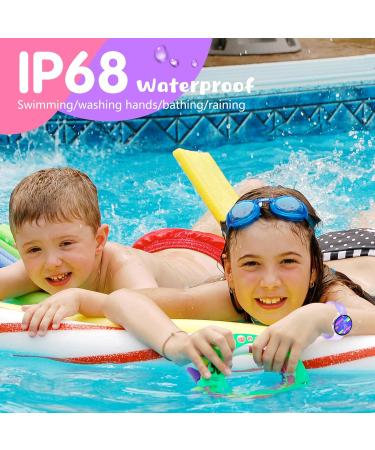 Digehot Children's Smartwatch - IP68 Waterproof Fitness Tracker with 19 Sports Modes Heart Rate Monitor & Pedometer | Perfect Gifts for Kids & Teens (Purple) - Buy Online on GoSupps.com