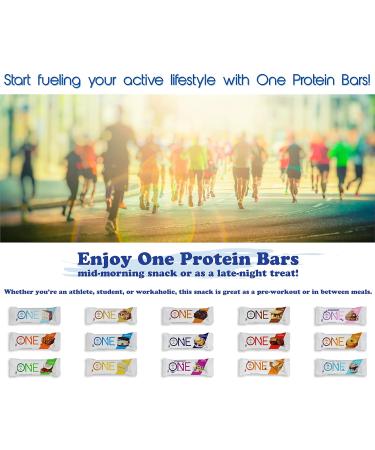 One Bars Protein Variety Sampler | 12 Pack of 15 Flavors High Snack 20g Per Bar And Only 1g Of Sugar Niro Assortment 25.44 Ounce - Buy Online on GoSupps.com
