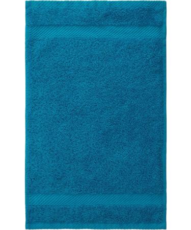 Luckytowel 10 Pack Cotton Towels 50x100 cm | 600g/m Oeko-Tex Certified Turquoise Bath Towels - Buy Online on GoSupps.com