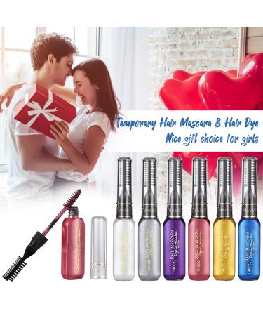 Aethland Disposable Hair Dye Mascara - Non-toxic Temporary Color for Christmas Birthday & Cosplay (Gold - Buy Online on GoSupps.com