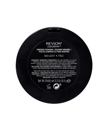 Revlon ColorStay Pressed Powder 8.4g - 820 Light | Long-Lasting Matte Finish - Buy Online on GoSupps.com