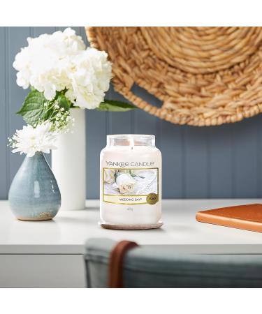 Yankee Candle Wedding Day - Large Scented Candle in Glass | Up to 150 Hours Burn Time - Buy Online on GoSupps.com