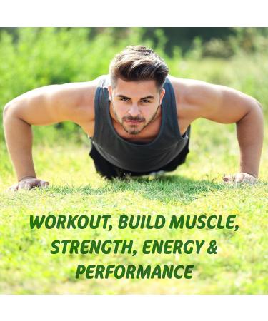 Buy Testosterone Booster Supplement for Men | Enhance Performance Muscle & Energy | Ashwagandha L-Arginine Tongkat Ali - 2 Month Supply - Buy Online on GoSupps.com