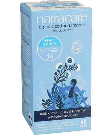 Natracare Organic Tampons - Eco-Friendly Chemical-Free & Biodegradable | Shop Now for International Shipping! - Buy Online on GoSupps.com