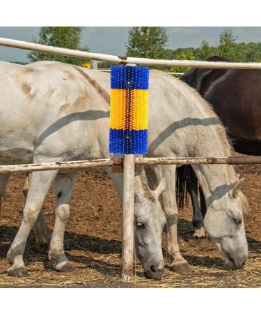 Generic Scratch Brush for Farm Animals - Itching Relief & Massage Tool for Cows Horses Sheep & Pigs - Durable Cleaning Brush - Buy Online on GoSupps.com