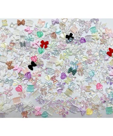 100 Pcs 3D Nail Art Decoration Resin Rhinestone Glitter Mix Styles - Nail Charms & Accessories | GBSTORE - Buy Online on GoSupps.com