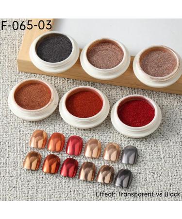 Kit de poudre ongles chrom poudre de ongles chrom e Paillettes Femmes Fingernail Pigment Nail Pigment Powder Shimmer pour petite amie femme amie s ur fille 03 C - Buy Online on GoSupps.com