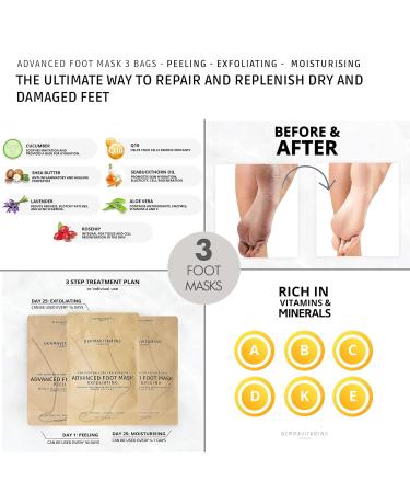 DERMAVITAMINS Advanced Foot Pad Gift Pack | 6 Treatments for Healthy Feet | Shop Internationally - Buy Online on GoSupps.com