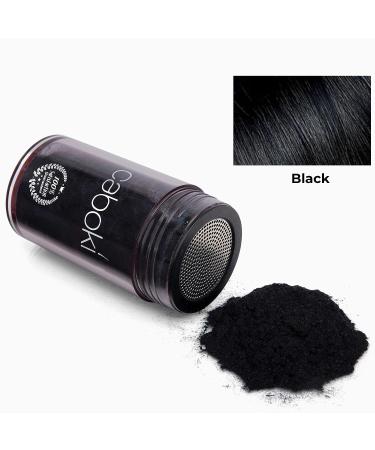 Caboki Plant-Based Hair Concealer - Covers Bald Spot & Thinning Hair - Black (16G) - Buy Online on GoSupps.com