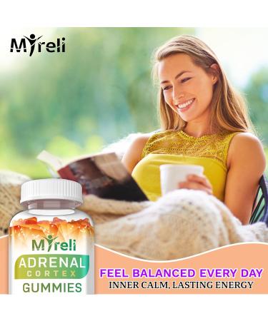 Adrenal Cortex Support Supplement 500mg - 60 Gummies for Glandular Support Formula & Daily Balance Gummy for Health & Cognitive Function Designed for Balance & Energy Sugar-Free Non-GMO - Buy Online on GoSupps.com