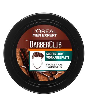 L'Or al Paris Men Expert Barber Club Surfer Look Workable Paste 75 ml Haarpaste Workable Paste 75 ml (1Pack)