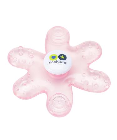 Nookums Cooling Teether - Promotes Healthy Oral Development | Compatible with Nookums Paci-Plushies | 100% Silicone, Sterilized Water | Fridge Safe | 6 Textures (Pink) - Buy Online on GoSupps.com