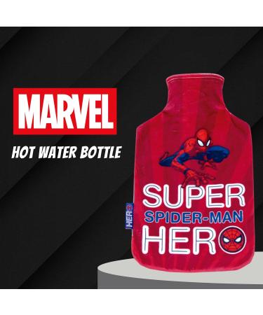 Marvel Spiderman Hot Water Bottle - 2L with Soft Removable Cover | Kids' Bed Warmer & Thermotherapy Solution - Buy Online on GoSupps.com