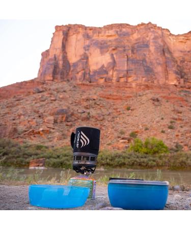 Sun Company Zero Bowls - 4-Pack Nesting Bowls with Water-Tight Lid for Camping | Dishwasher-Safe Travel Mess Kit | Blue Ice - Buy Online on GoSupps.com