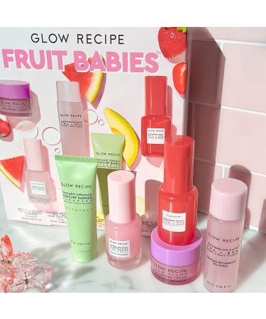 Glow Recipe Mini Travel Size Beauty Essentials Kit - Avocado Cleanser, Niacinamide Serum, Pore-Tight Toner, Salicylic Serum, Hyaluronic Cream (5 Count) - Buy Online on GoSupps.com