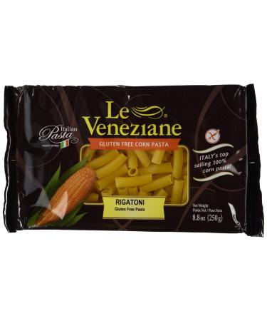 Le Veneziane - Italian Rigatoni Pasta Gluten-Free, (4)- 8.8 oz. Pkgs