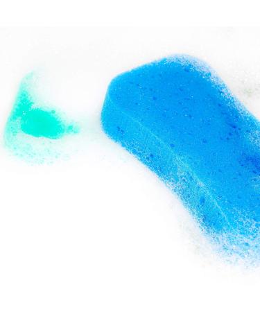Set of 2 Bath Sponges - Massage Sponges in Multiple Colors | Ideal for Relaxation & Exfoliation - Buy Online on GoSupps.com