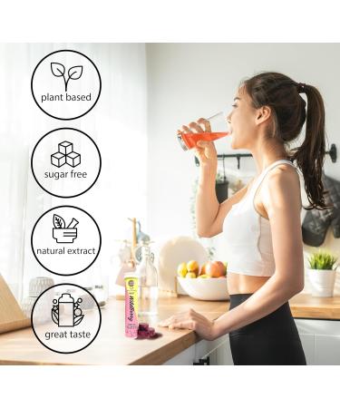 Buy 100% Natural Peppermint Tea Pop - Crystallized WildBerry Punch | International Shipping Available - Buy Online on GoSupps.com