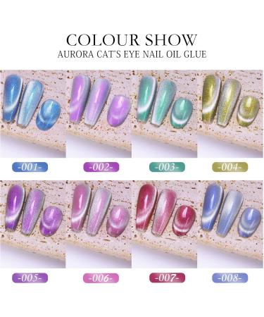 Gel Nail Polish Blue Crystal Cat Eye Glitter Gel Polish Magnetic Nail Polish Soak Off Nail Art Gel Nail Polish Holographic Twinkle Dark Fairy Style Nail Polish. (Blue) - Buy Online on GoSupps.com