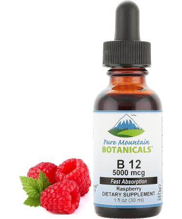 Kosher B12 Vitamin 5000 mcg Drops | Natural Berry Flavor | 1oz Bottle - Buy Online on GoSupps.com